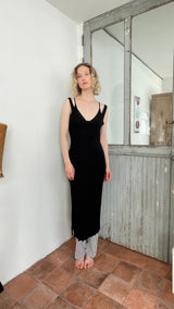 Meltaway dress [BLACK]