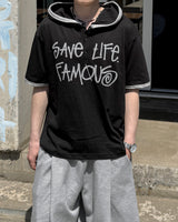 Save Layered Hood Short Sleeve