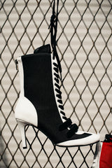 Boxing ベルクロレースアップヒール(Black)