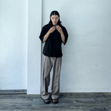 Fog Grey Volume Pants