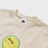テニスボールソフトクリームクロップドスウェットシャツ [For women]