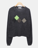 チョアヴィンテージアーガイルパッチTシャツ