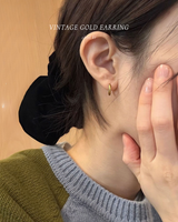 ヴィンテージゴールドピアス