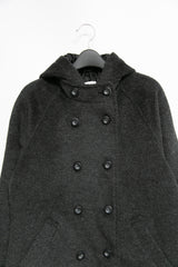 hood wool double coat(2colors)