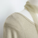 Sheer Mood Slim-Fit Strap T-shirt 233000206