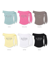 aloha hibi off tee (6colors)
