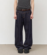 Blade Stitch Wide Denim