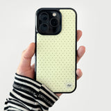 Dot epoxy case (lemon)