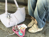 Dot shoulder bag (key ring set)