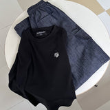 ステッチロゴソフトロングスリーブTシャツ