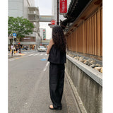 マチルデニムバンディングパンツ