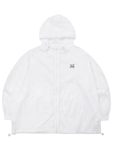 LENUA SEE-THROUGH TWO WAY WINDBREAKER (2Color)