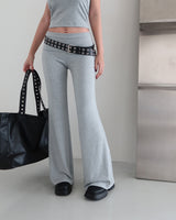 26ss Spring Roll-Up Bootcut Pants