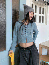 BOKASHI MIX KNITTING CARDIGAN