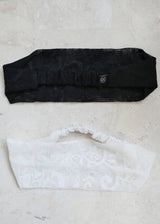 Lace Leaf Mesh Hair Band_Black
