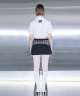 STRIDE セットアップチェックミニスカート
