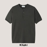 コイズヘンリーネックリンクル半袖Tシャツ