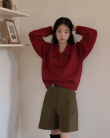 ヘンヌバミューダパンツ&ベルトセット
