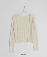 Reniki Color Basic Open Cardigan