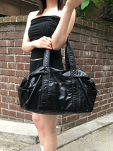 big leather shoulder cross bag