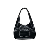 Leather stud bag