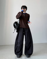 [1+1] クロップ レイヤード ロングスリーブ