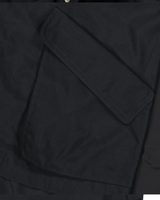Draped Field Parka / Black