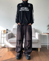 Brick washed denim pants