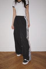 Black lace line sweatpants