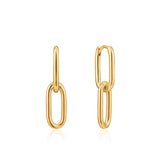 Cable Bold Link One-Touch Ring 925 Silver Earring E021-01G (Worn by Kim A-young, Lee Yoo-young, Woo-ki, Weekly's Monday, OnlyOneOf's Kyu-bin, and Ye-won)
