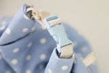 cozy lunch bag - blue dot