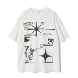 Untitled Gihahak Logo Pigment Wash Short Sleeve Off White
