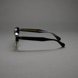 Vatic Vintage Optical Soto Black / Crystal Pure Two-tone 8mm thick-cut acetate frame glasses