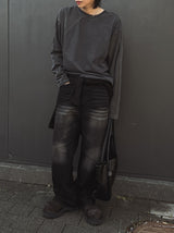Cura Vintage Washing Denim Pants