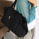 Cornyn Nylon Zipper Big Shoulder Bag