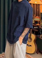 Comfy Cargo Pocket Short-Sleeve T 3COLOR