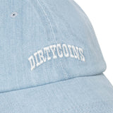 DirtyCoins アーク刺繍ダッドキャップ デニム