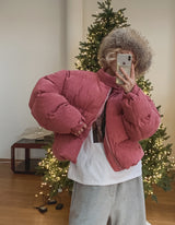 Cozy Button Corduroy Padding