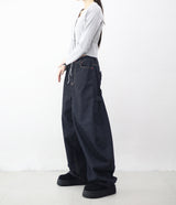 ラブヒップステッチノンフェードカーペンターバルーンパンツ