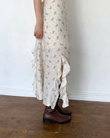 oat flower long dress