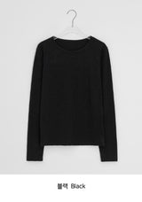 26SS★ [BAONHAUS]リングチレイヤードスパンラウンドTシャツ