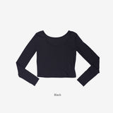 イーディスブラックロゴスリムTシャツ
