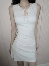 [Limited quantity] Watering Ribbon Mini Dress