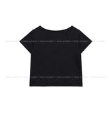 Turner Cutout One-Shoulder Crop Short Sleeve