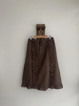 oso dot frill skirt