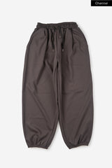 Mink pintuck balloon jogger sweatpants