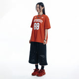88 Football Short Sleeve T-Shirt - RED