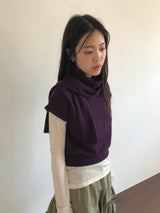 ソーヴィニヨンタイアップハーフニット (3color)