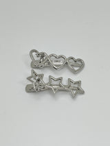 silver line hairpin