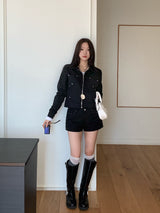 Haze Metal Stud Cotton Jacket